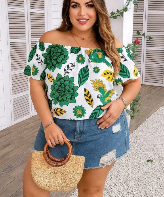 BLUSA MANGA CORTA CAMPESINA