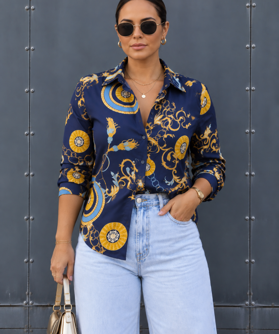 BLUSA MANGA LARGA BLUESHAIN