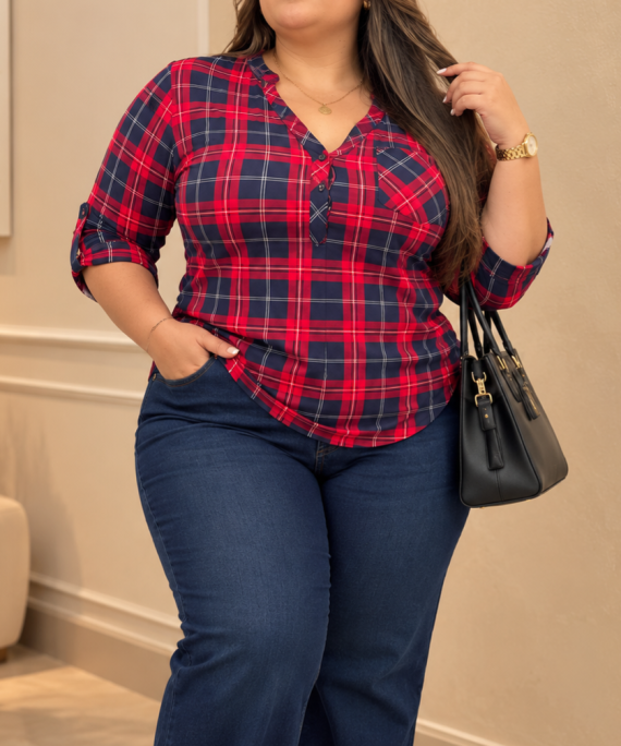 BLUSA DE CUADROS