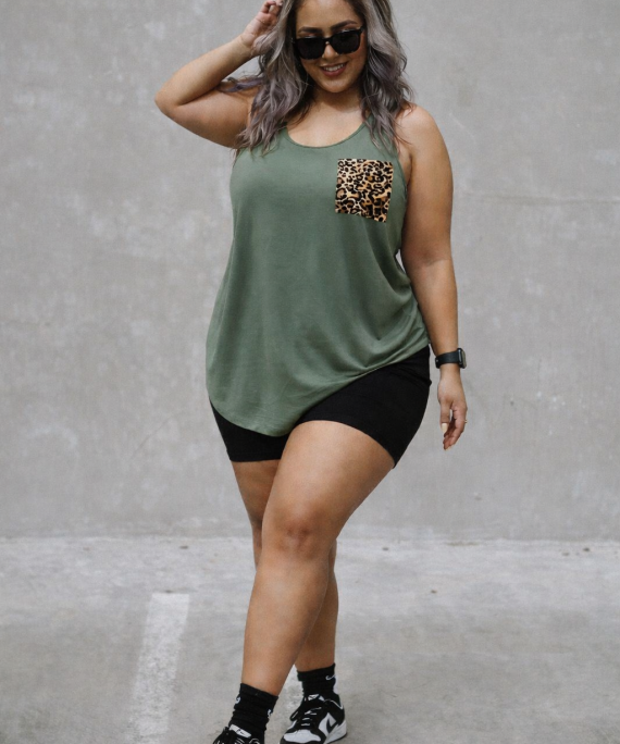 BLUSA SIN MANGAS PRINT