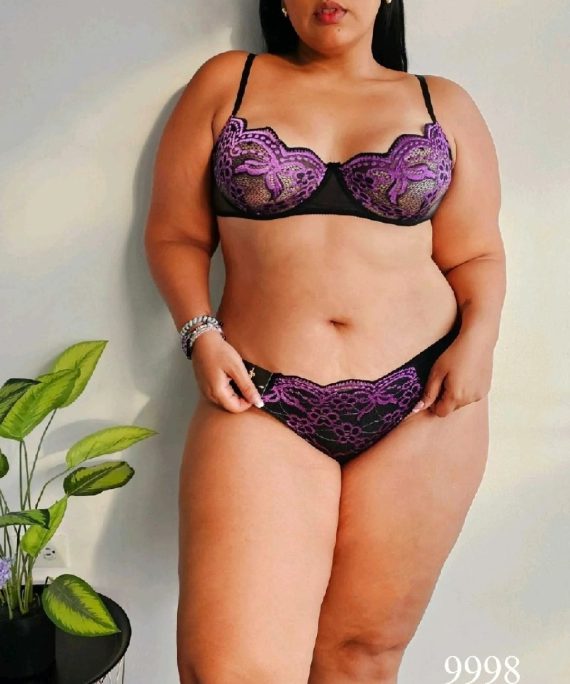 SET LENCERIA FLORAL RIBETE