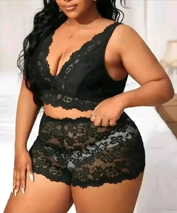 SET LENCERIA CON ENCAJE