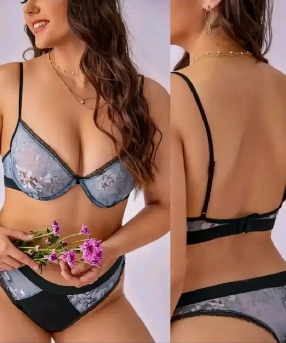 SET LENCERIA FLOREADO