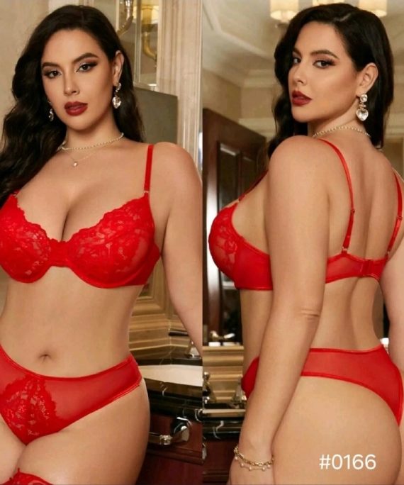 SET LENCERO CON ENCAJE