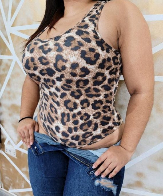 BODY SIN MANGAS ANIMAL-PRINT