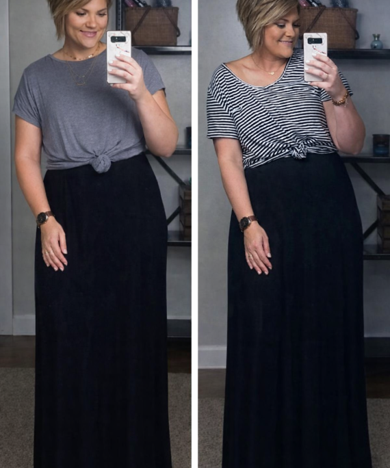 FALDA LARGA UNICOLOR