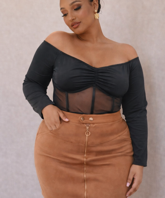 FALDA TUBO CON CIERRE