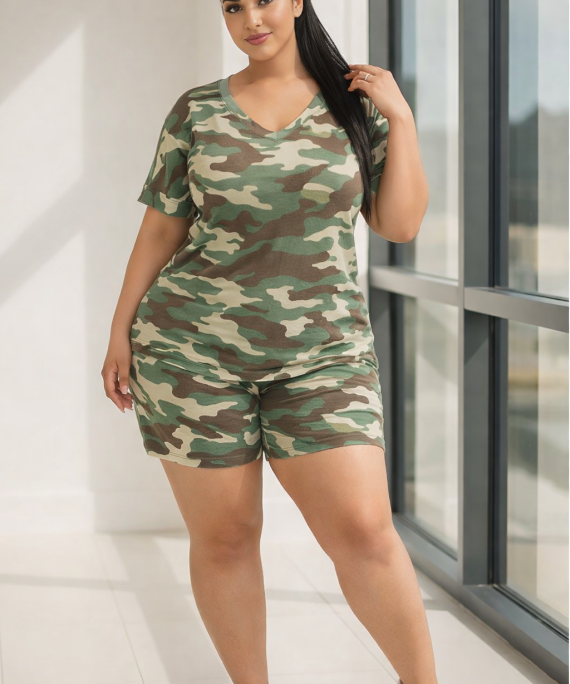 CONJUNTO DE SHORT Y FRANELA