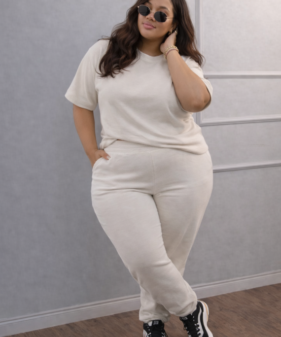 CONJUNTO T-SHIRT Y Mono UNICOLOR