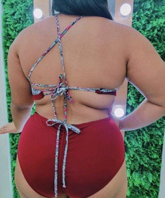 TRAJE DE BAÑO 2 PIEZAS TRENZADO