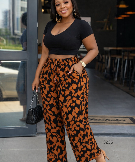 PANTALÓN PALAZZO ESTAMPADO