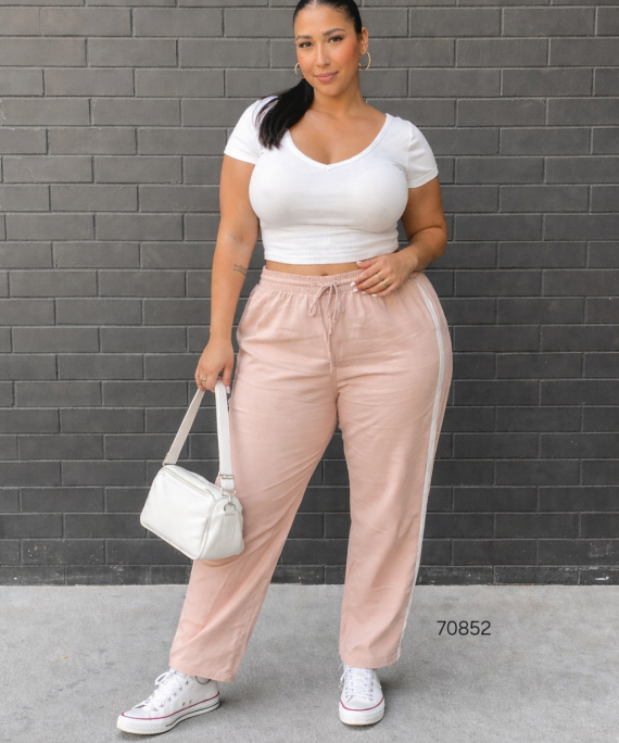 PANTALÓN RECTO SPORT LÍNEA LATERAL