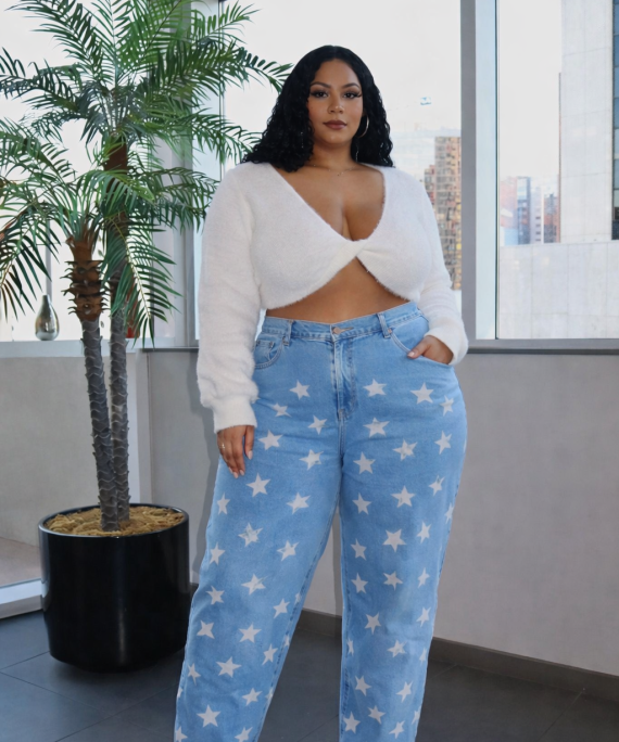 JEANS DENIM DE ESTRELLAS