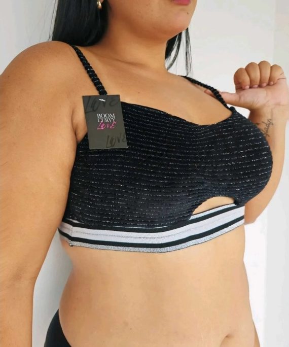 TOP DEPORTIVO CON BRILLO