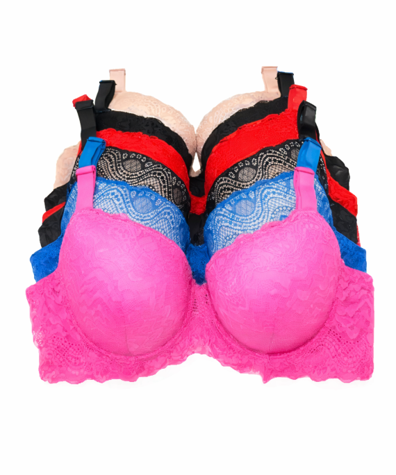 SOSTÉN ENCAJE Y COPA DOBLE TONO