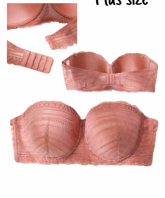 SOSTÉN CON ENCAJE STRAPLESS Y COPA