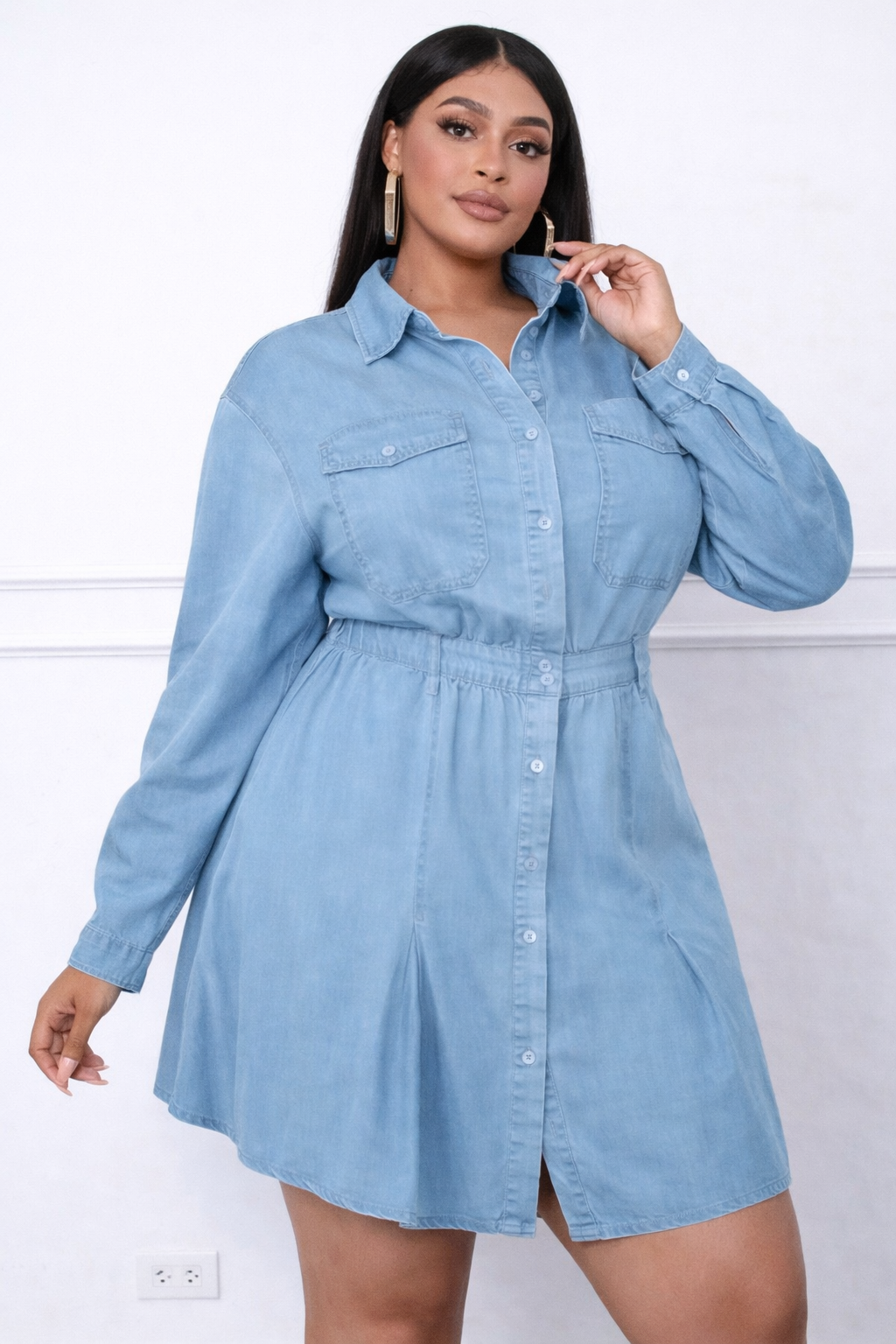 VESTIDO CAMISERO DENIM