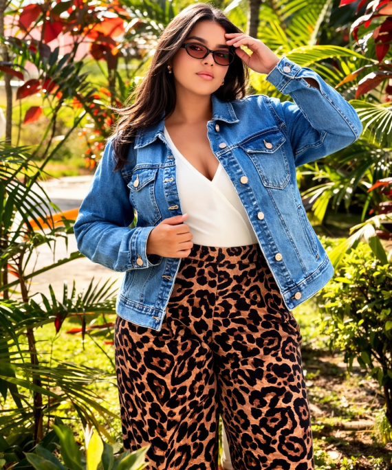 CHAQUETA CLÁSICA DENIM