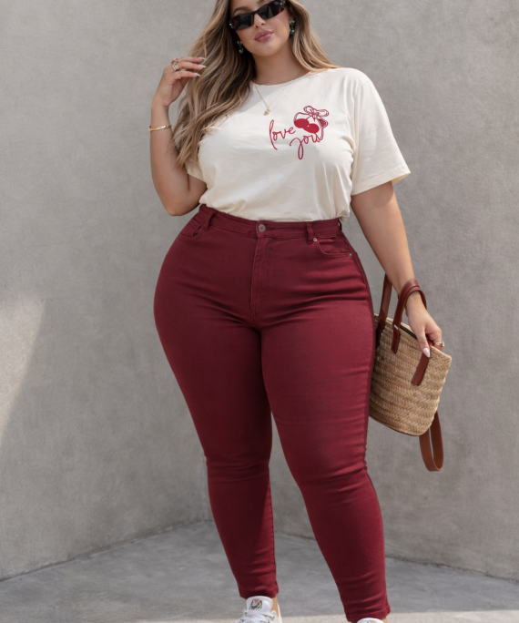 JEANS SKINNY VINOTINTO