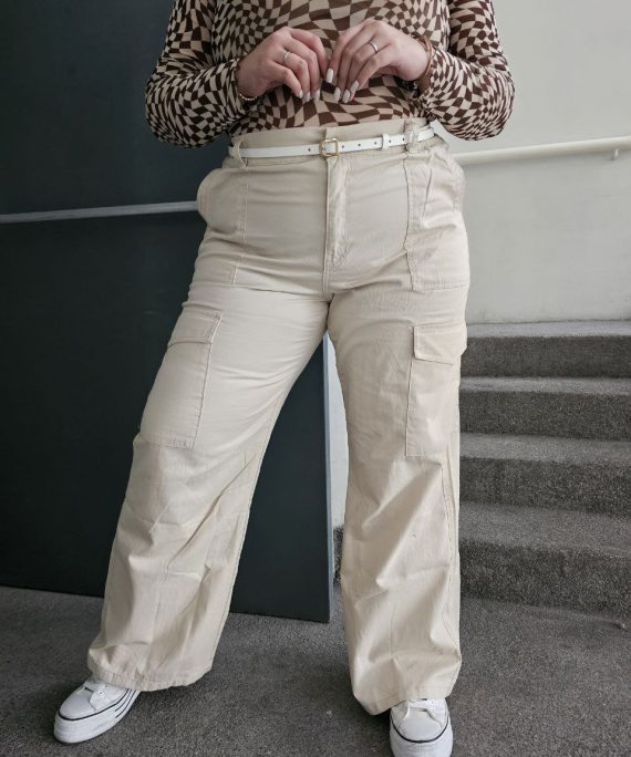 PANTALÓN CARGO WIDE LEG
