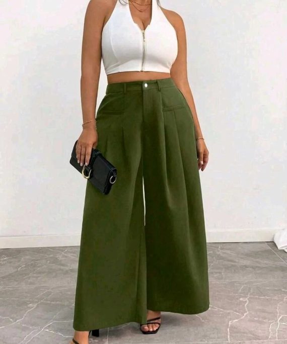 PANTALÓN PALAZZO WIDE LEG TIRO ALTO