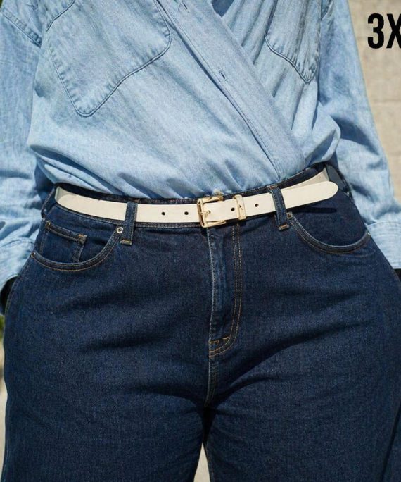CORREA PLUS SIZE HEBILLA CUADRADA