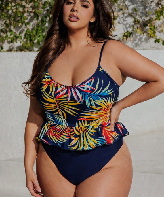 TRAJE DE BAÑO 1 PIEZA DE TIRAS