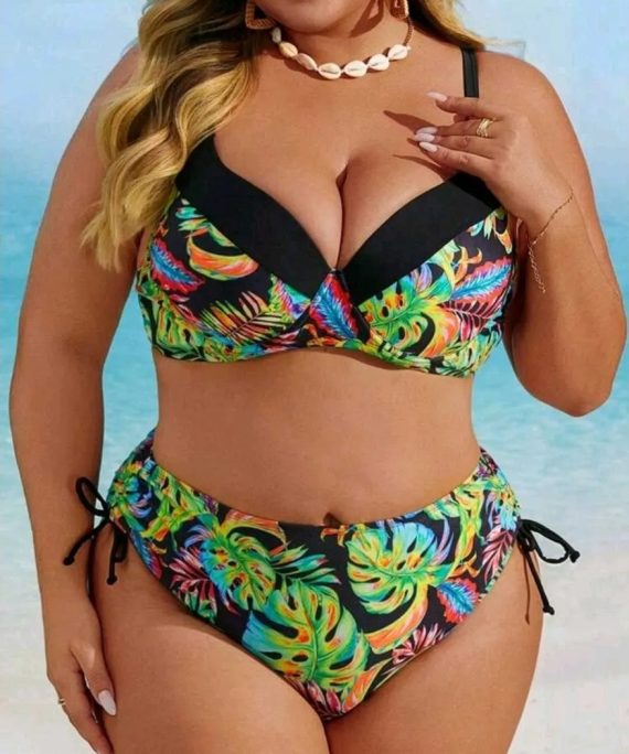 TRAJE BAÑO 2 PIEZAS TROPICAL