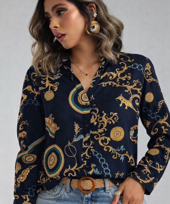 BLUSA MANGA LARGA BLUESHAIN