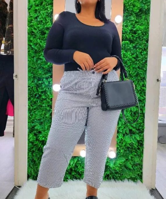 PANTALON DE VESTIR LINEAS  VERTICALES TOMMY