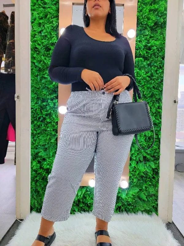 PANTALON DE VESTIR LINEAS VERTICALES TOMMY