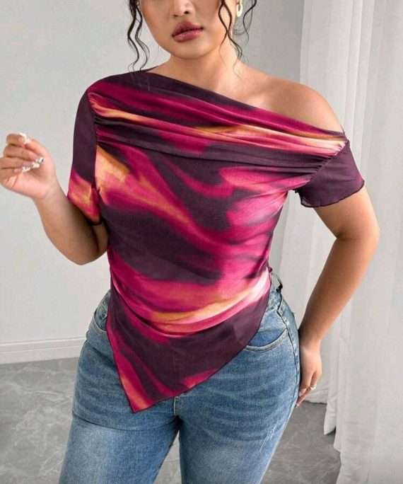 BLUSA AURORA ASIMÉTRICA