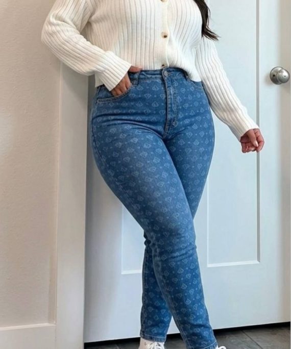 JEAN SKINNY ESTAMPADO DE DIAMANTES