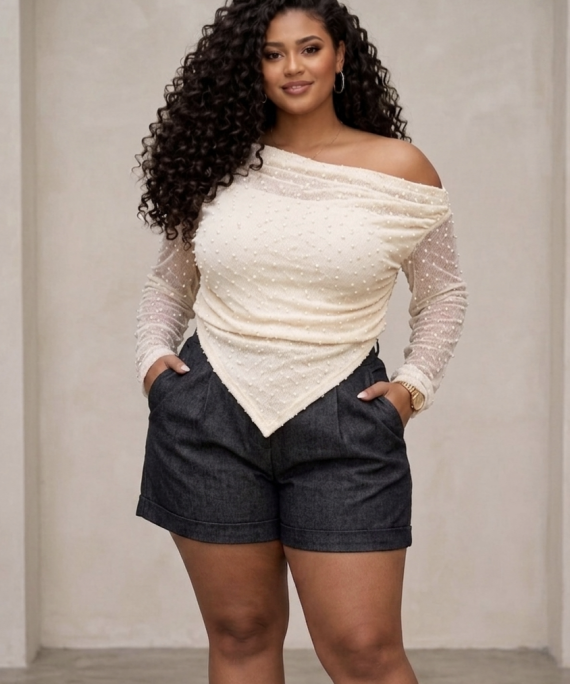 BLUSA ROMANTICA MANGA LARGA