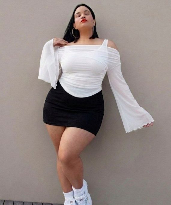 BLUSA MANGA LARGA ROMANTICA TRANSPARENTE