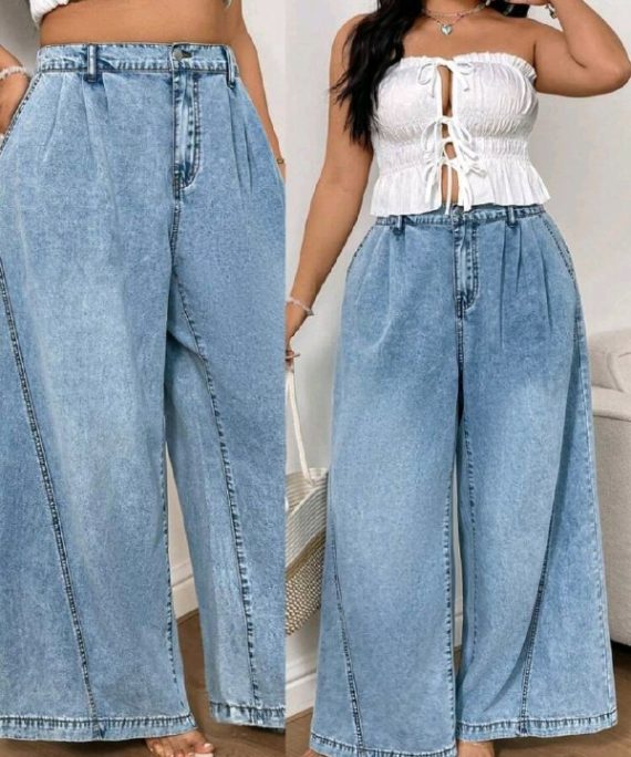 JEANS BOTA ANCHA BOLSILLOS LATERALES