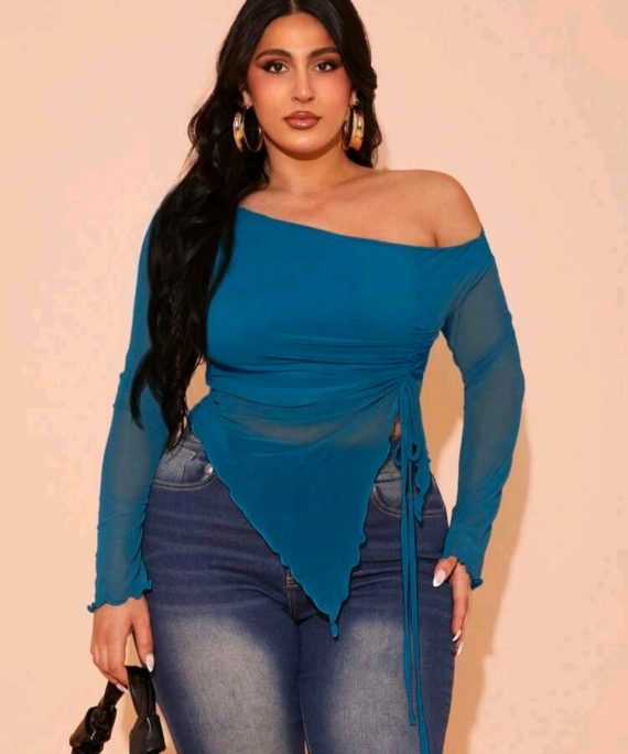 BLUSA ROMANTICA MANGA LARGA