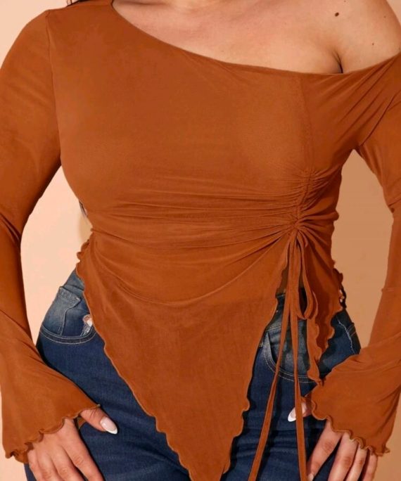 BLUSA ROMANTICA MANGA LARGA
