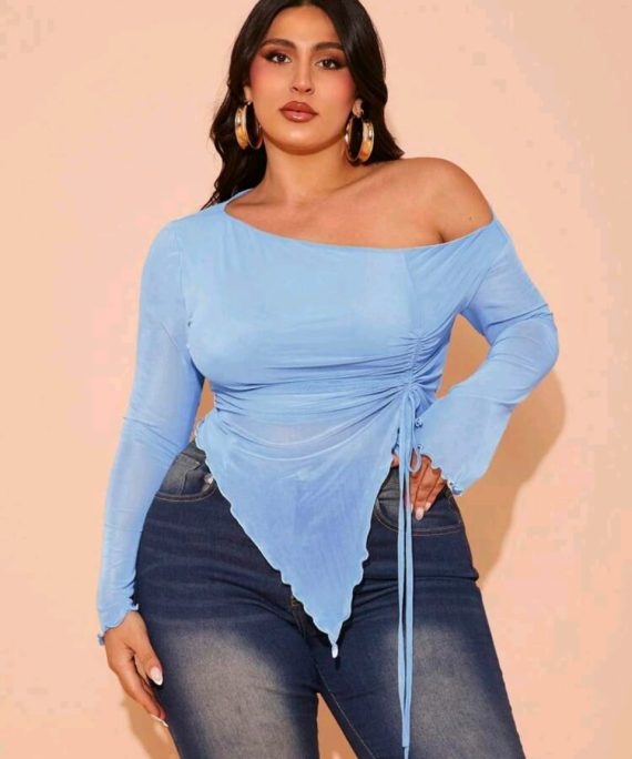 BLUSA ROMANTICA MANGA LARGA