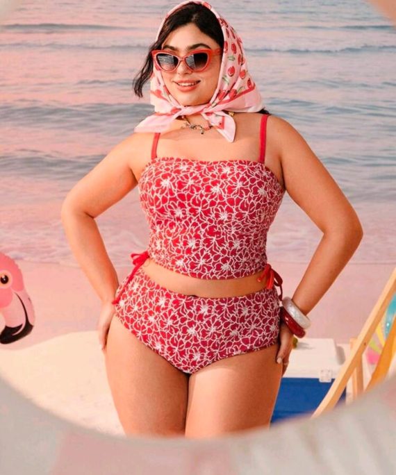 TRAJE DE BAÑO 2 PIEZAS FLOREADO