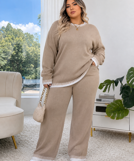 CONJUNTO CASUAL TEJIDO