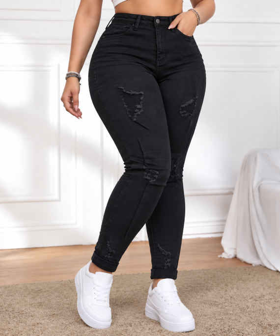 Jeans Skinny con detalle rotos