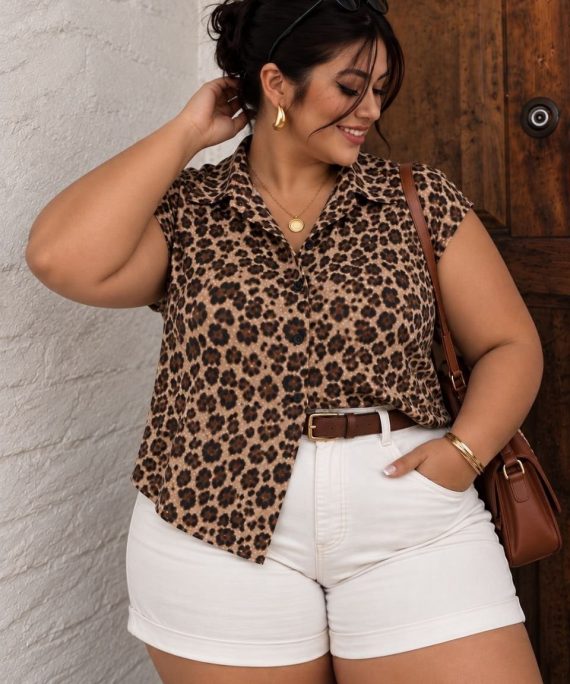 BLUSA DE MANGA CORTA PRINT